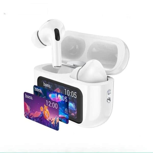 Cholo Buyers ANC Earbuds Touch Screen Display (White)