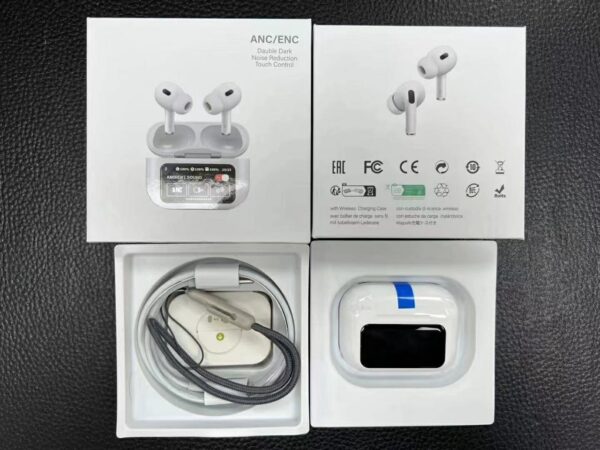 Cholo Buyers ANC Earbuds Touch Screen Display (White)