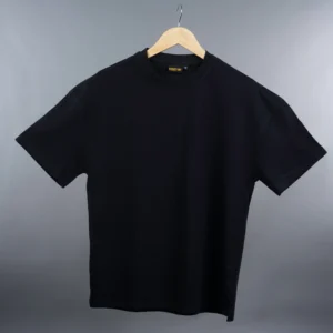 customized oversized black t-shirt