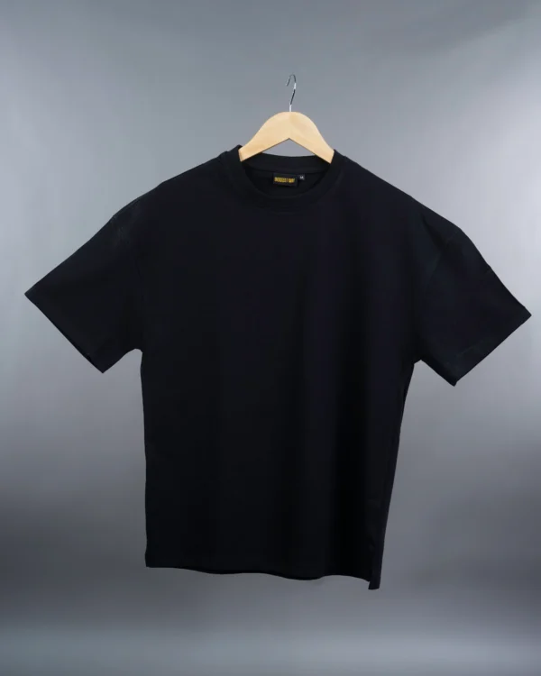 customized oversized black t-shirt