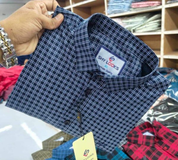 Cotton full Sleeve Check Shirt for Men's
