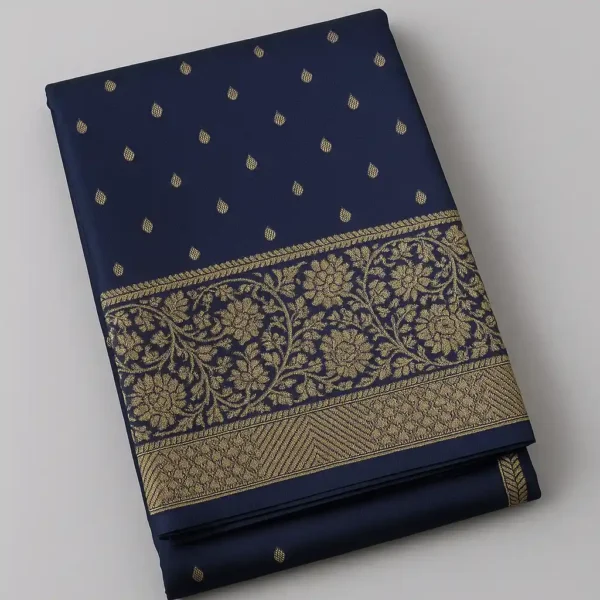 Exclusive Luxury Stylish Glorious Design Saree With Gorgeous Blouse Piece For Woman 2 - Image 2
