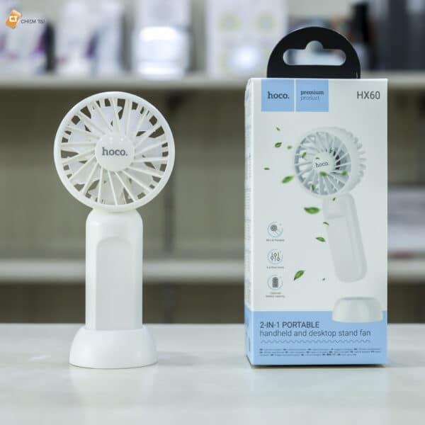 Hoco HX60 Nimble Portable Rechargeable Fan – Compact Cooling Anywhere - Image 8