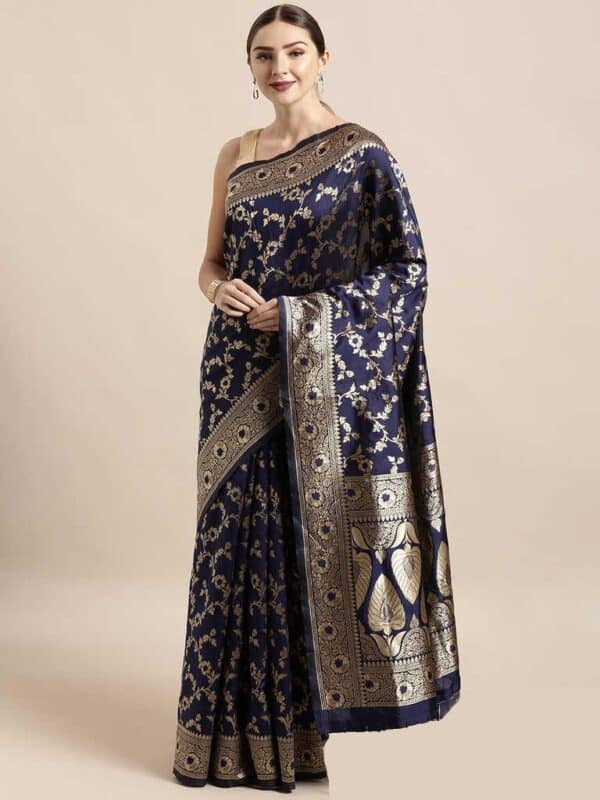 Royal Grace Premium Designer Saree with Elegant Blouse Piece