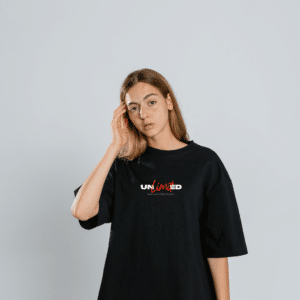 Oversized Dropshoulder Black Colour Unlimited T-Shirt